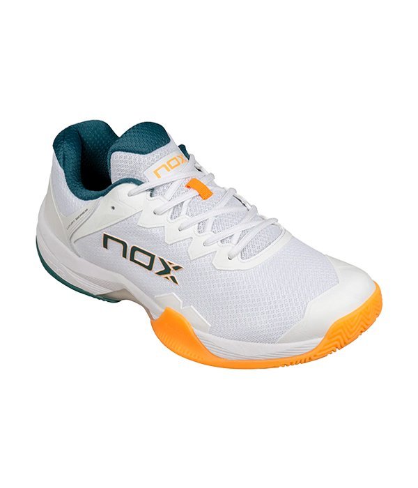 Cargue la imagen en el visor de la galería, Nox ML10 HEXA White/Apricot 2024 Padel Shoes
