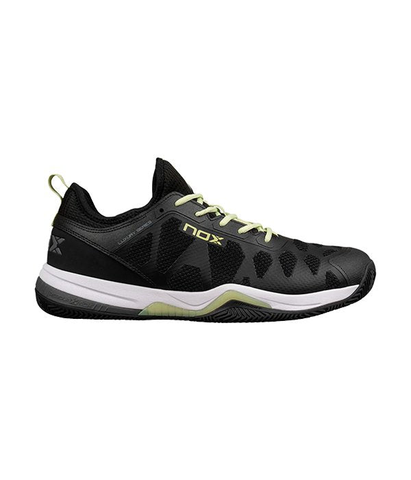 Load image into Gallery viewer, Nox NERBO Black/Soft Lime 2024 Padel Shoes
