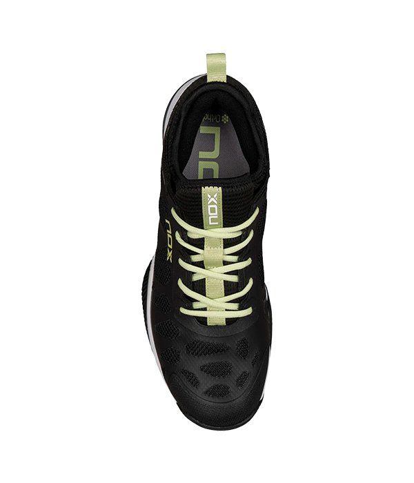 Load image into Gallery viewer, Nox NERBO Black/Soft Lime 2024 Padel Shoes
