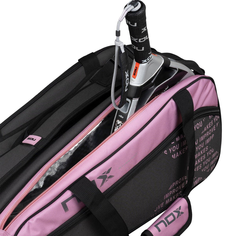 Load image into Gallery viewer, NOX Street Gray/Pink 2024 Padel Bag
