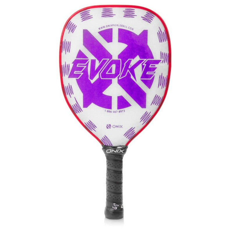 Load image into Gallery viewer, Onix Evoke Tear Drop Composite Pickleball Paddle (Purple)
