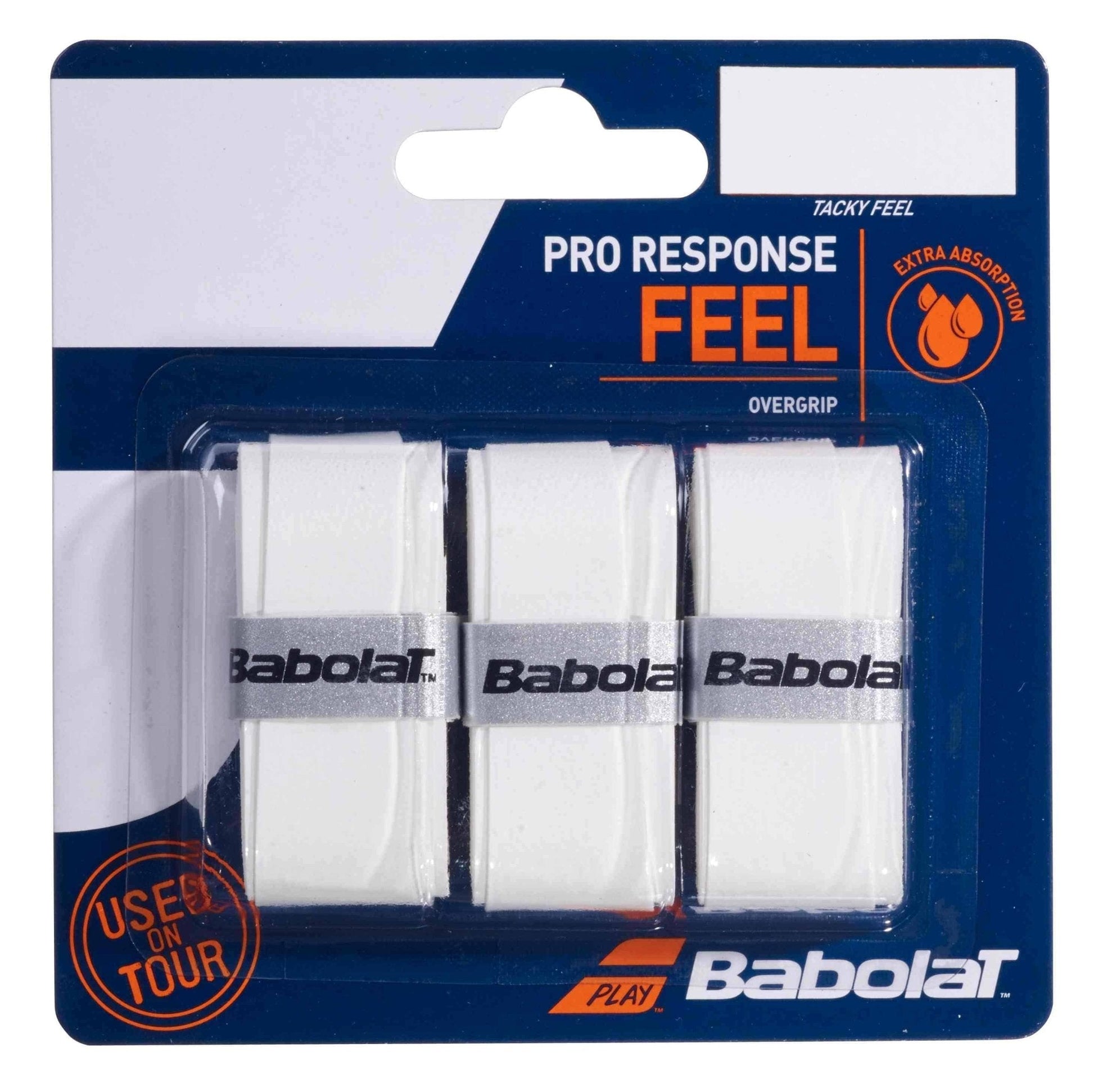Overgrip BABOLAT PRO RESPONSE 3X Accessories Babolat Única Blanco