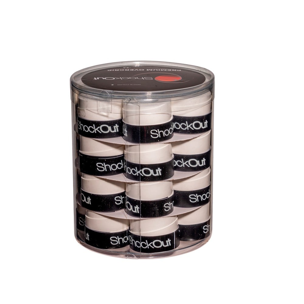 Overgrips SHOCKOUT Lisos White 24 Uds Accessories ShockOut