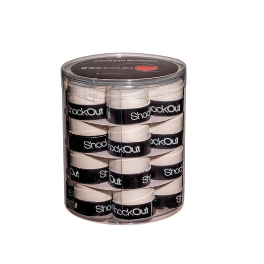 Overgrips SHOCKOUT Lisos White 24 Uds Accessories ShockOut