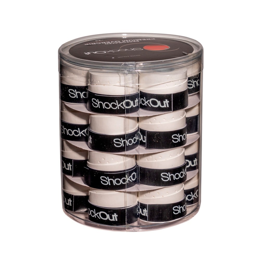 Overgrips SHOCKOUT Perforated White 24 Uds Accessories ShockOut