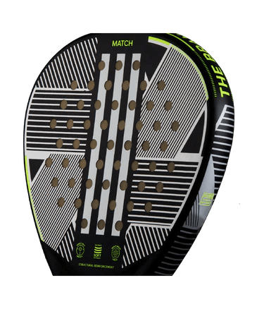 Cargue la imagen en el visor de la galería, Padel Racket Adidas MATCH 3.3 Black/Lime 2024
