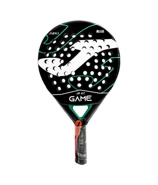 Joma Game Junior Black/Green 2025 Padel Racket Padel Racket Joma
