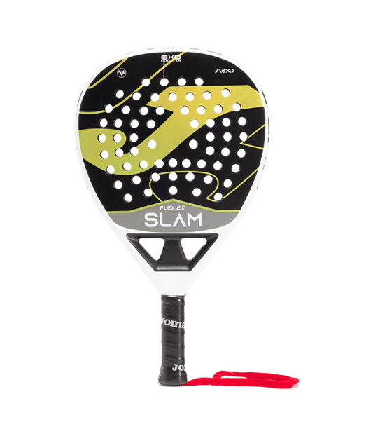 Joma Slam Flex 2.0 Yellow/White 2025 Padel Racket Padel Racket Joma