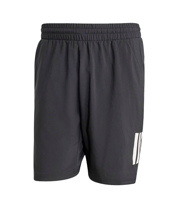 Pantalón Corto Adidas Club 3STR Negro 2025 - STARz PADEL