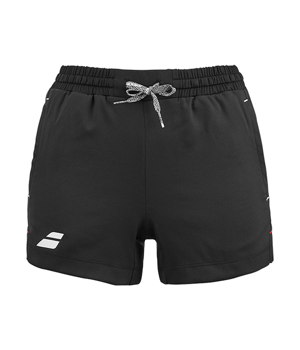 Pantalón corto Babolat Exercise Niña Negro 2025 - STARz PADEL