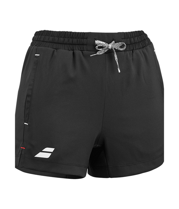 Pantalón corto Babolat Exercise Niña Negro 2025 - STARz PADEL