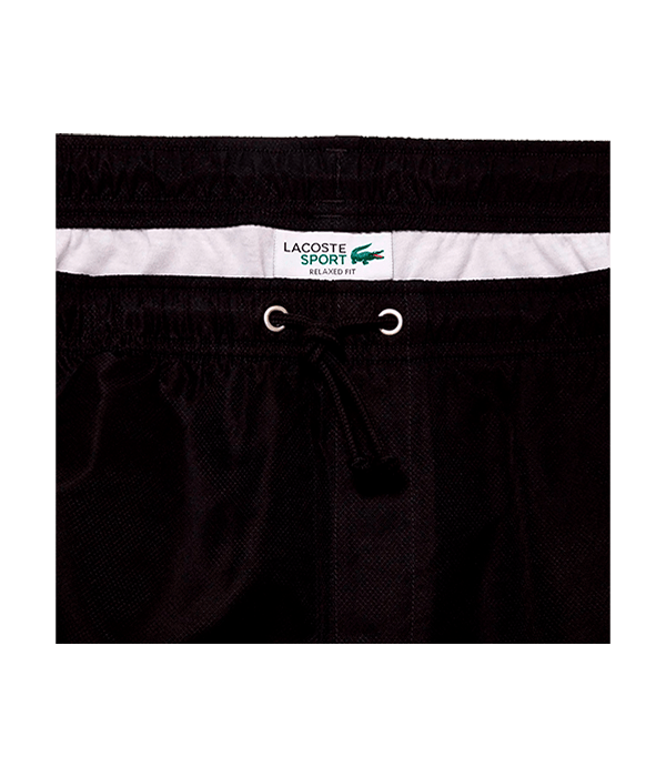 Pants Corto Lacoste Black 2025 Padel Clothes Lacoste