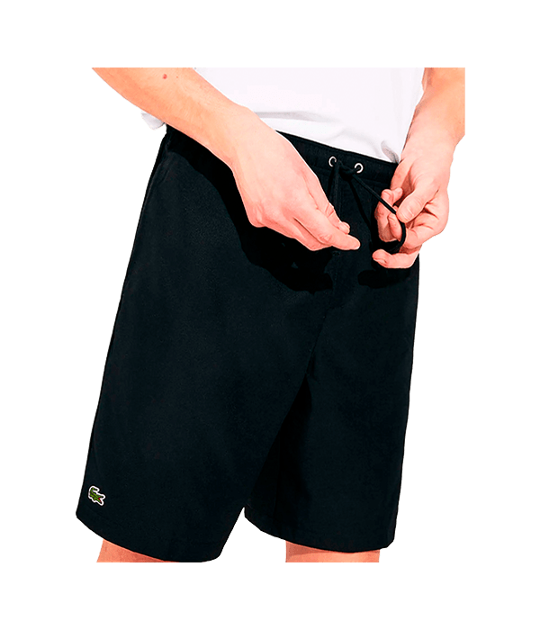 Pants Corto Lacoste Black 2025 Padel Clothes Lacoste