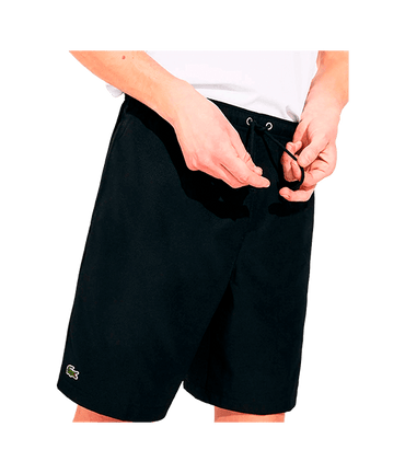 Pants Corto Lacoste Black 2025 Padel Clothes Lacoste