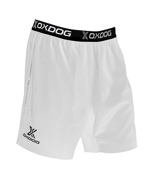 Pants Corto Oxdog Court Pocket Dryfast White 2025 Padel Clothes Oxdog