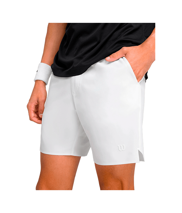 Pantalón Corto Wilson Tournamet V2 7/Blanco 2025 - STARz PADEL