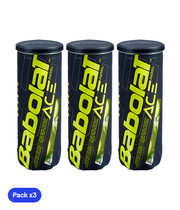 Babolat Ace Padel Balls (Pack x3) Padel Balls Babolat