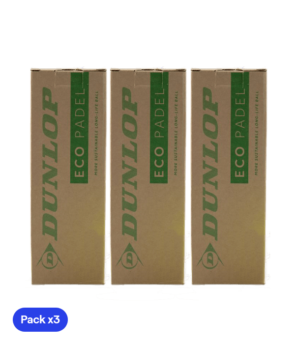 Dunlop Eco Padel Balls (Pack x3) Padel Balls Dunlop