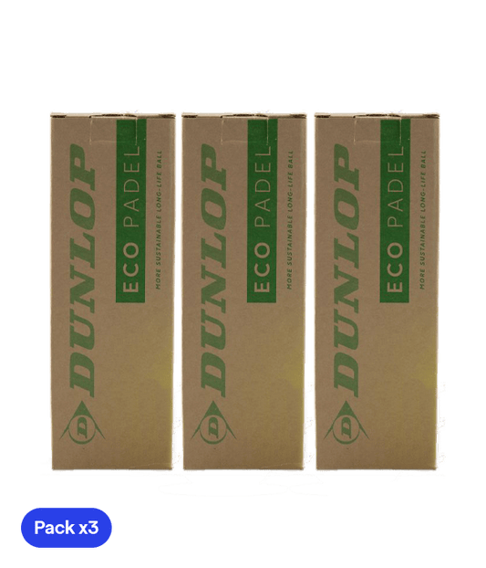 Dunlop Eco Padel Balls (Pack x3) Padel Balls Dunlop