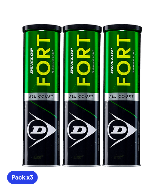 Dunlop Fort All Court (x4) (Pack x3) Padel Balls Padel Balls Dunlop