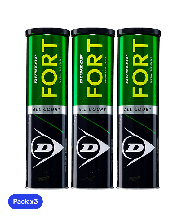 Dunlop Fort All Court (x4) (Pack x3) Padel Balls Padel Balls Dunlop