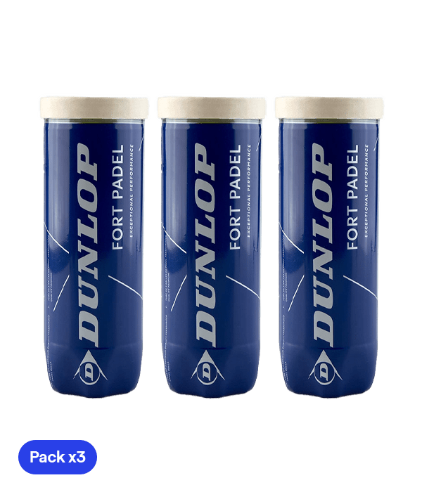 Dunlop Fort Padel Balls (Pack x3) Padel Balls Dunlop
