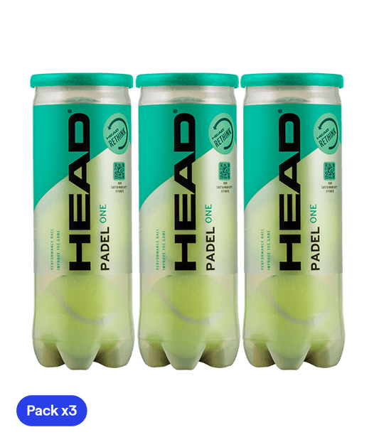 HEAD One Padel Balls Pack (Pack x3) Padel Balls Head