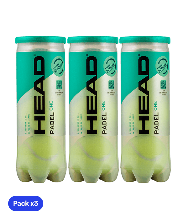 HEAD One Padel Balls Pack (Pack x3) Padel Balls Head
