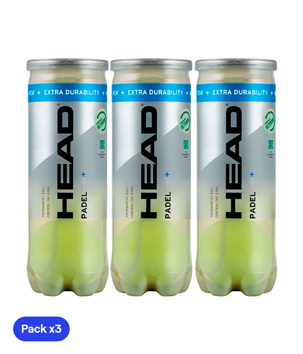 HEAD Padel Pro+ 2024/2025 (pack x3) Padel Balls Padel Balls Head