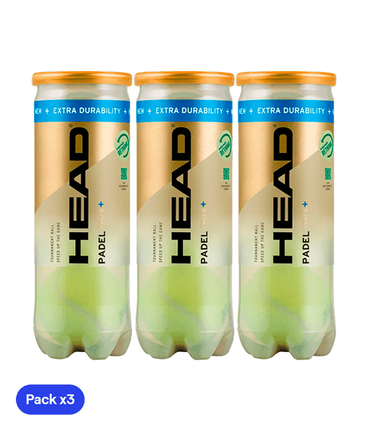 HEAD Padel Pro S + 2024/2025 (pack x3) Padel Balls Padel Balls Head