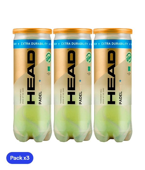 HEAD Padel Pro S + 2024/2025 (pack x3) Padel Balls Padel Balls Head
