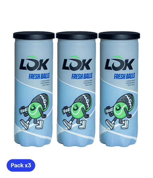 Lok Fresh Padel Balls (Pack x3) Padel Balls LOK
