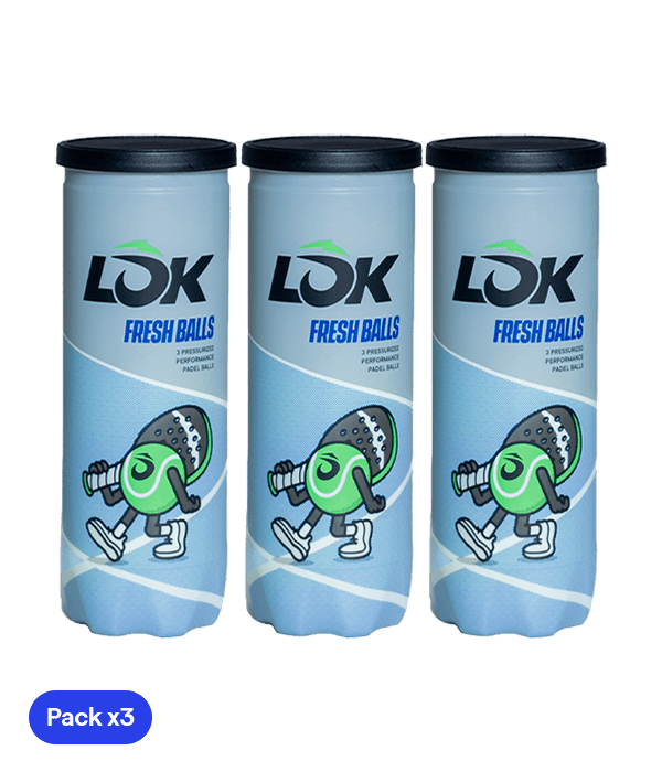 Lok Fresh Padel Balls (Pack x3) Padel Balls LOK