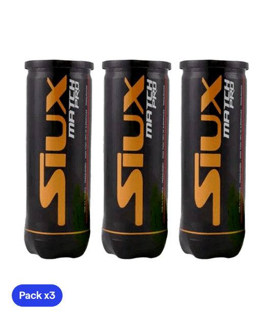Siux Match Pro Balls (Pack x3) Padel Balls Siux