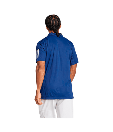Polo Adidas Club 3STR Blue Marino 2025 Padel Clothes Adidas