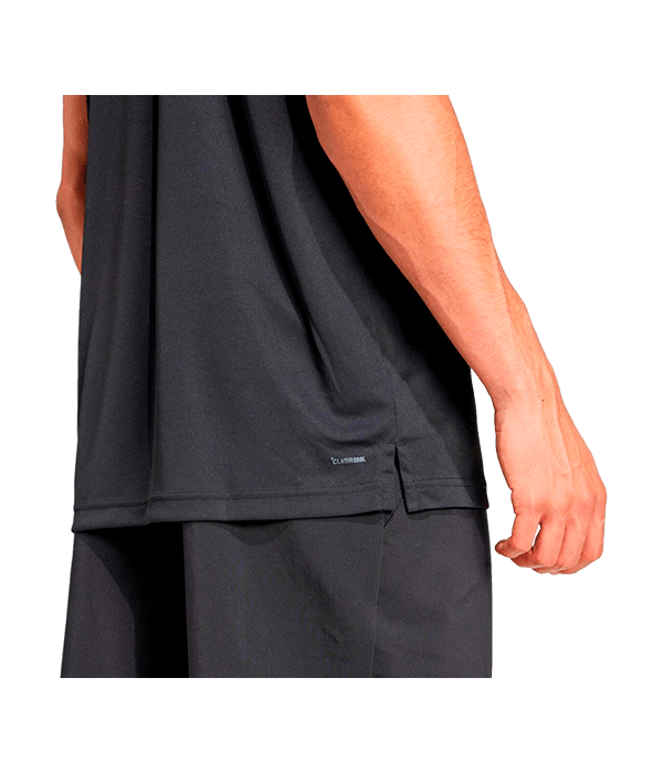 Polo Adidas Club 3STR Black 2025 Padel Clothes Adidas
