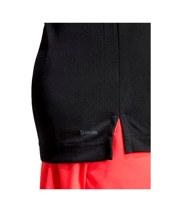 Polo Adidas Club Tee Black 2025 Padel Clothes Adidas