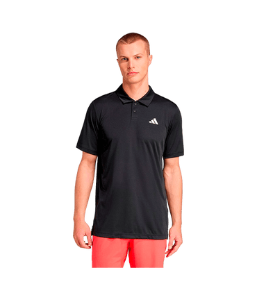 Polo Adidas Club Tee Black 2025 Padel Clothes Adidas