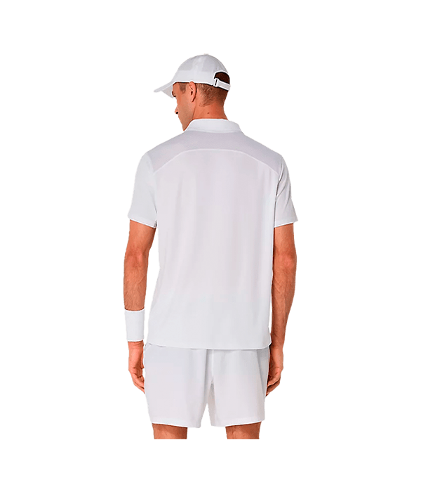 Polo Asics Court Brilliant White 2025 Padel Clothes Asics Padel