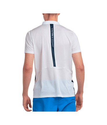 Polo Bullpadel Balto 2025 White Padel Clothes Bullpadel