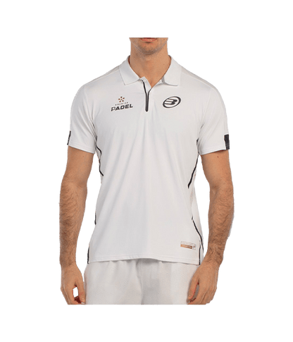 Polo Bullpadel Bogue Blanco 2025 Padel Clothes Bullpadel