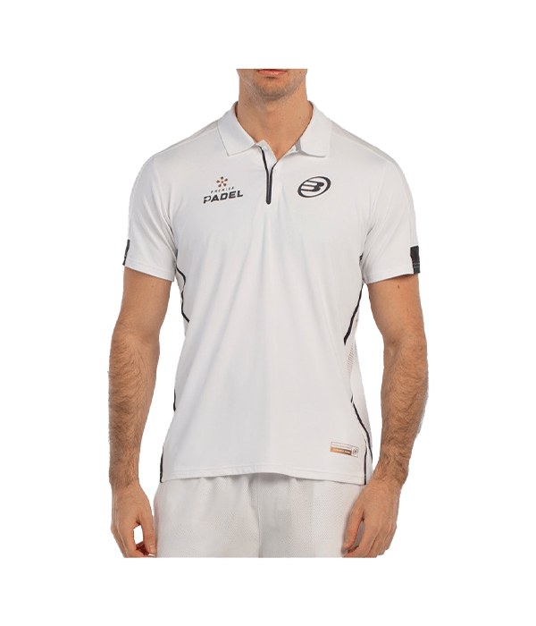 Polo Bullpadel Bogue Blanco 2025 Padel Clothes Bullpadel