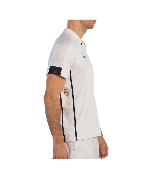 Polo Bullpadel Bogue Blanco 2025 Padel Clothes Bullpadel