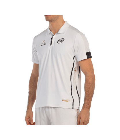 Polo Bullpadel Bogue Blanco 2025 Padel Clothes Bullpadel