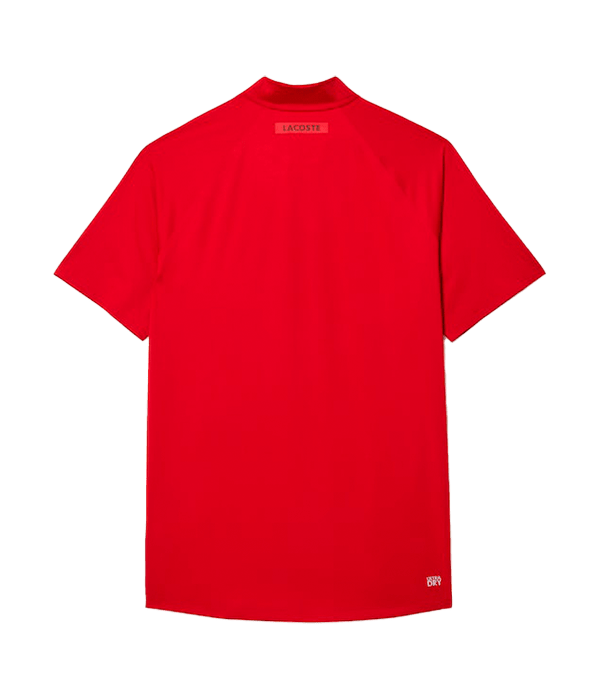 Polo Lacoste Djokovic Red/Black 2025 Padel Clothes Lacoste