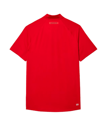 Polo Lacoste Djokovic Red/Black 2025 Padel Clothes Lacoste