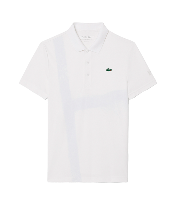 Polo Lacoste Novak Djokovic White 2025 Padel Clothes Lacoste