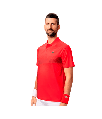Polo Lacoste Novak Djokovic Rojo 2025 - STARz PADEL