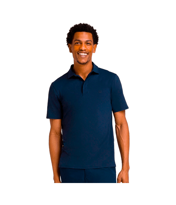 Polo Wlison League Navy 2025 Padel Clothes Wilson