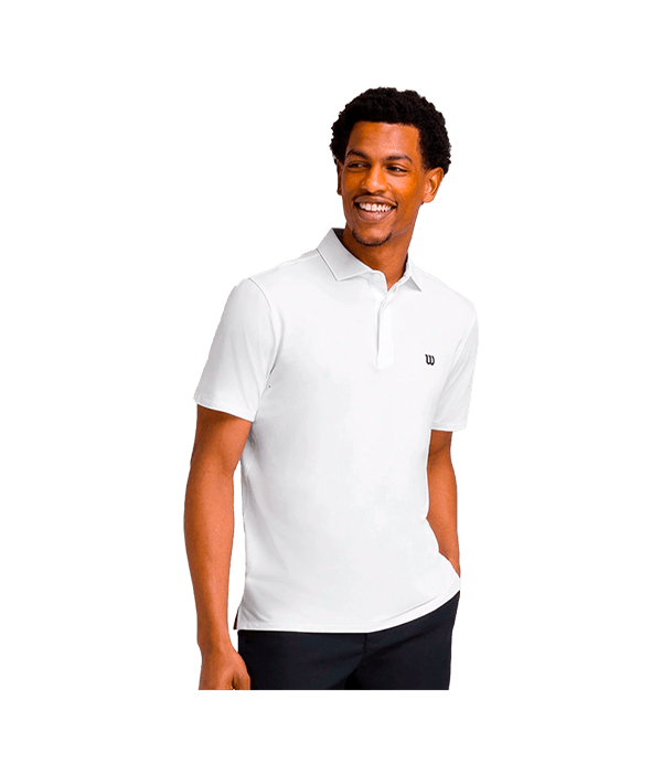 Polo Wlison League White 2025 Padel Clothes Wilson